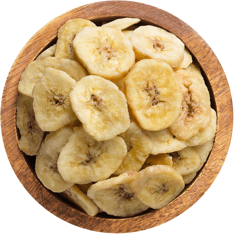 Bananenchips Scheiben getrocknet Obsthof Berlin